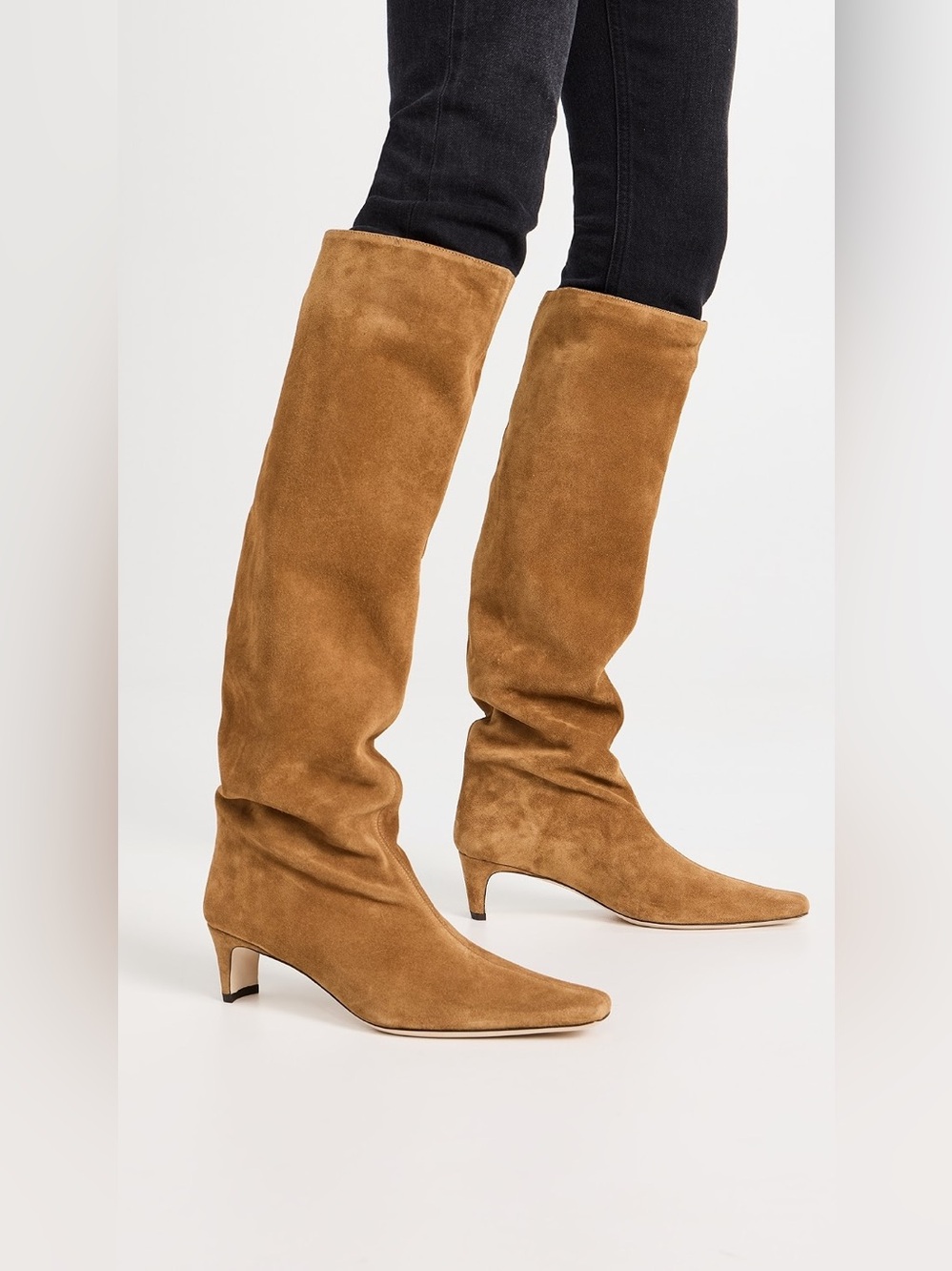 STAUD Wally Boots Suede